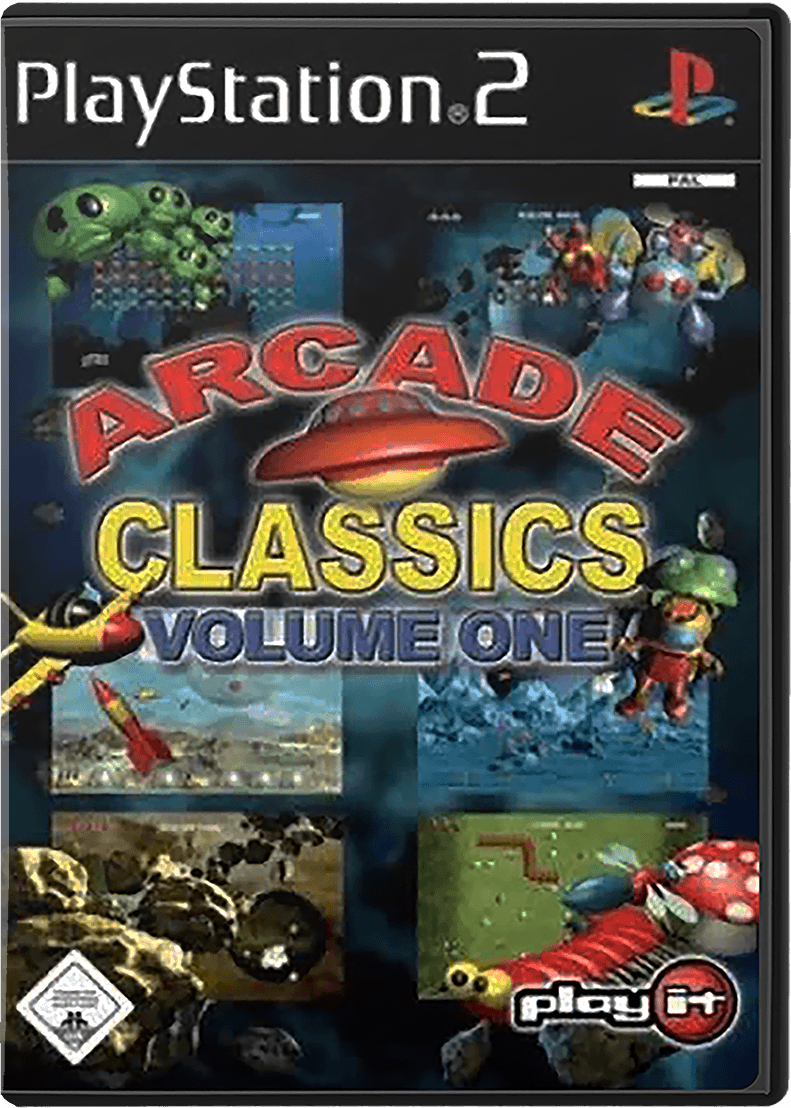 Arcade Classics Volume One box art for Playstation 2
